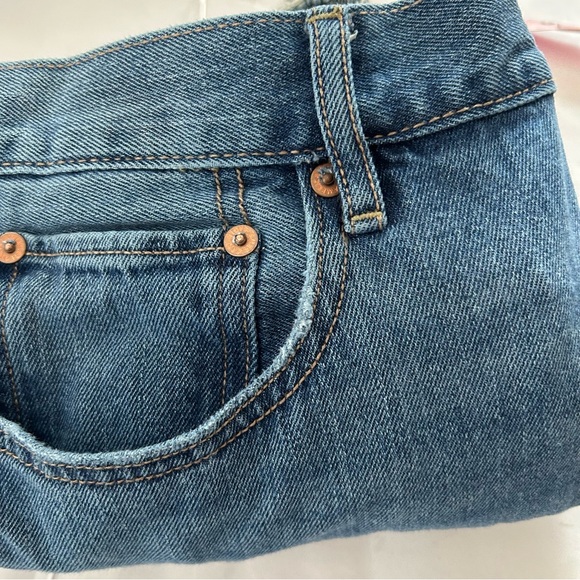 American Eagle Skater Jeans Womens Size 14R Baggy Wide Leg Grunge Distressed - Picture 16 of 16